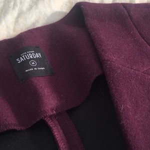 Kate Spade Burgandy Blazer